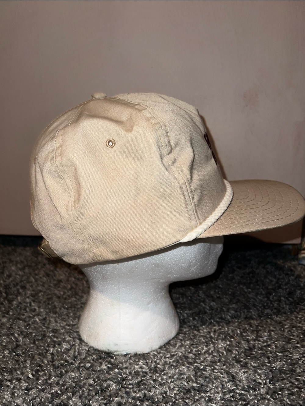 Parts Partner Beige Rope-Trim Hat - Picture 2 of 5